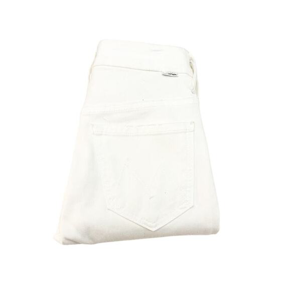 Mother High Waisted Looker Dagger Ankle fray Glass Slipper Denim Jeans Size 24 - Picture 1 of 11